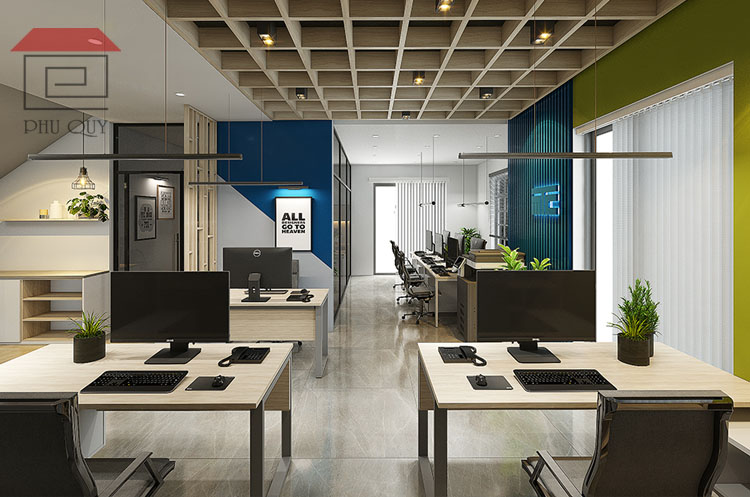 Không gian làm việc ngăn nắp